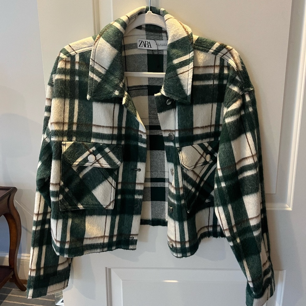 Zara Plaid Jacket